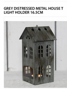 Metal House T.Light Holder